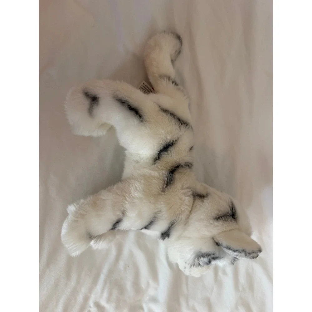 Douglas Cuddle Toys White Tiger Cub Plush Realistic 12Inch Stuffed Animal